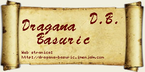 Dragana Basurić vizit kartica